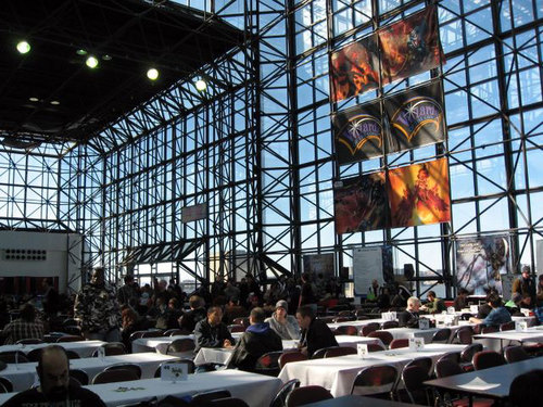 The crowd awaiting a presentation from 2007 Ad Con